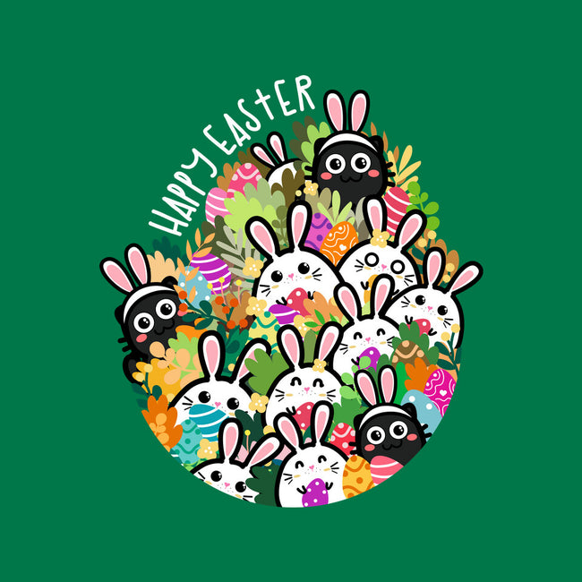 Easter Bunnies-womens off shoulder tee-bloomgrace28
