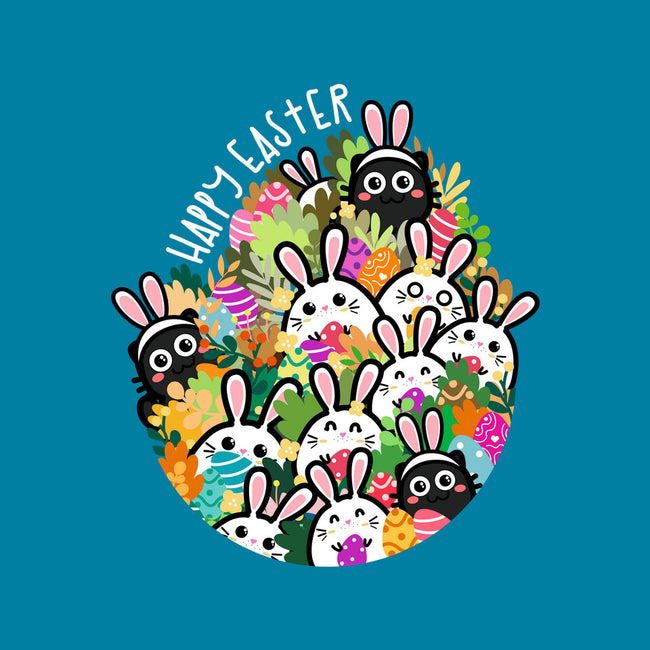 Easter Bunnies-none stretched canvas-bloomgrace28