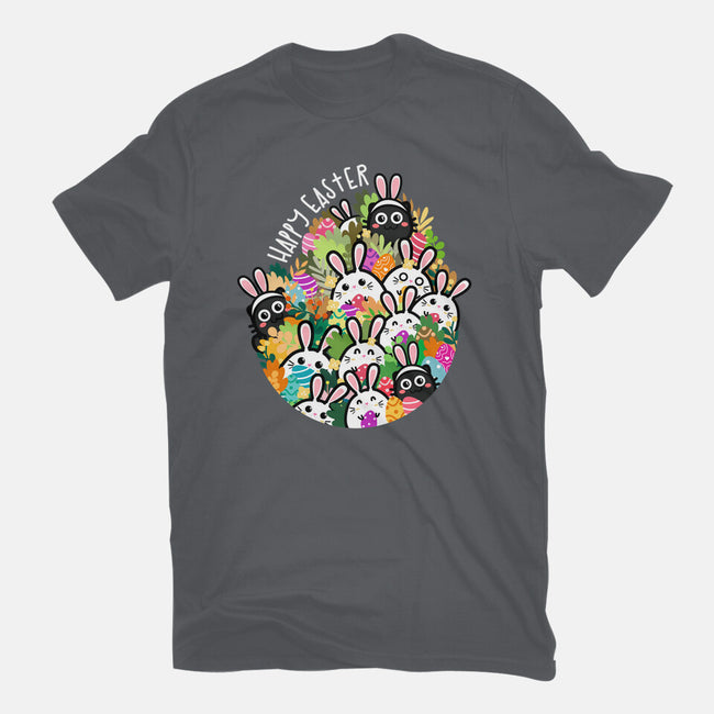 Easter Bunnies-womens fitted tee-bloomgrace28