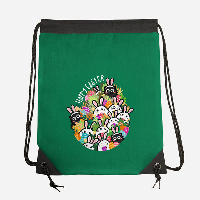 Easter Bunnies-none drawstring bag-bloomgrace28