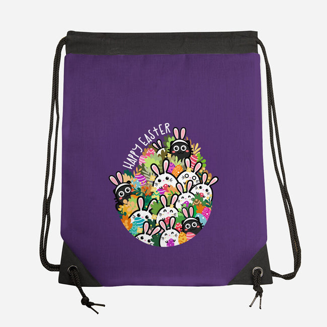 Easter Bunnies-none drawstring bag-bloomgrace28