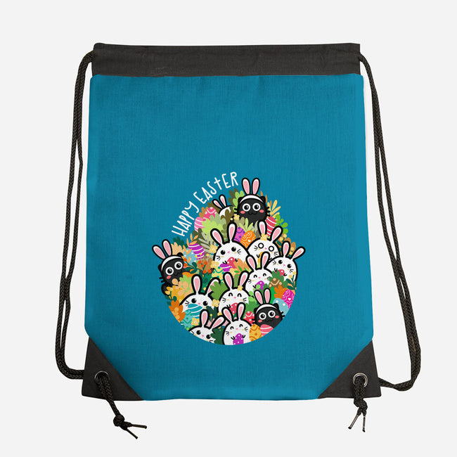 Easter Bunnies-none drawstring bag-bloomgrace28