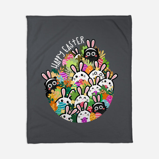 Easter Bunnies-none fleece blanket-bloomgrace28