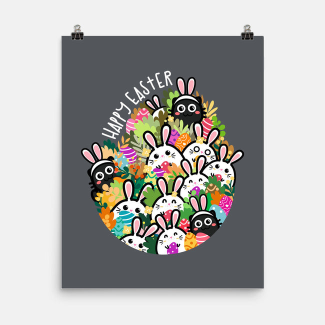 Easter Bunnies-none matte poster-bloomgrace28