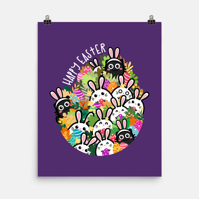 Easter Bunnies-none matte poster-bloomgrace28