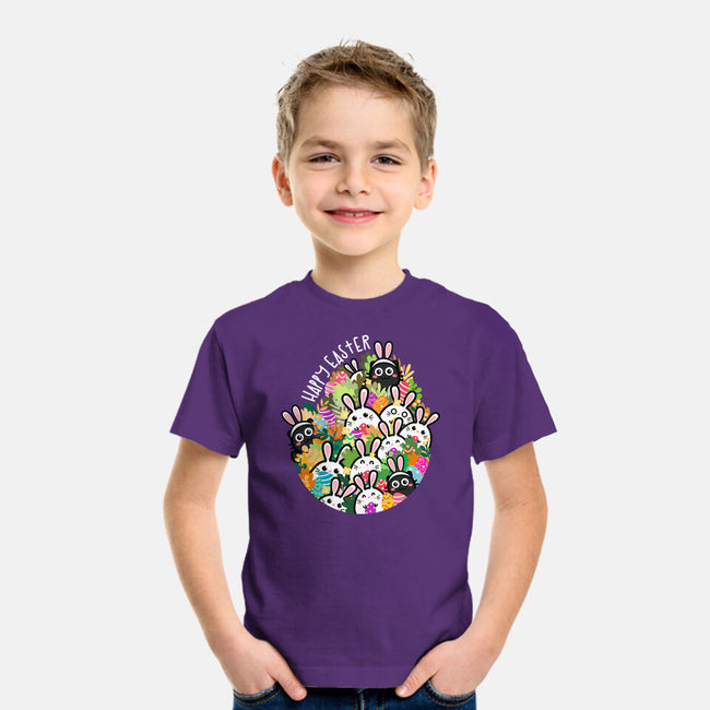 Easter Bunnies-youth basic tee-bloomgrace28