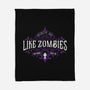 Secrets Are Like Zombies-none fleece blanket-demonigote