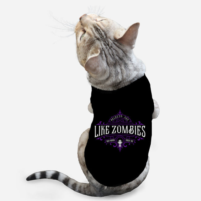 Secrets Are Like Zombies-cat basic pet tank-demonigote