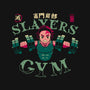 Tanjiro Slayers Gym-womens off shoulder sweatshirt-teesgeex