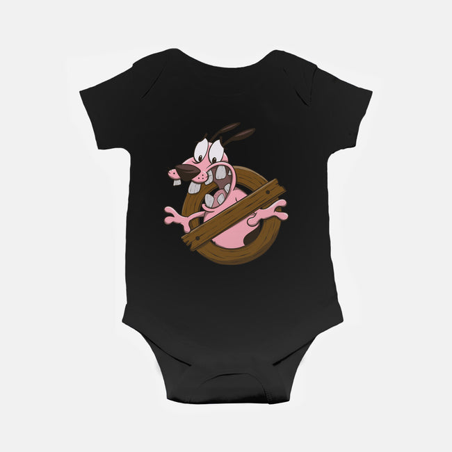 Dogbusters-baby basic onesie-Claudia