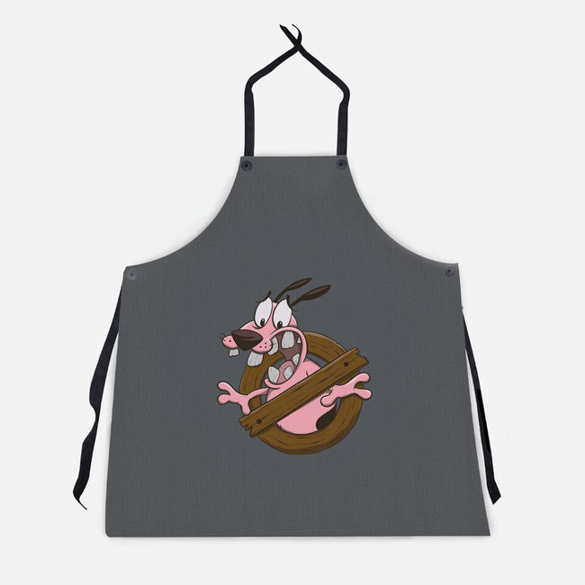 Dogbusters-unisex kitchen apron-Claudia