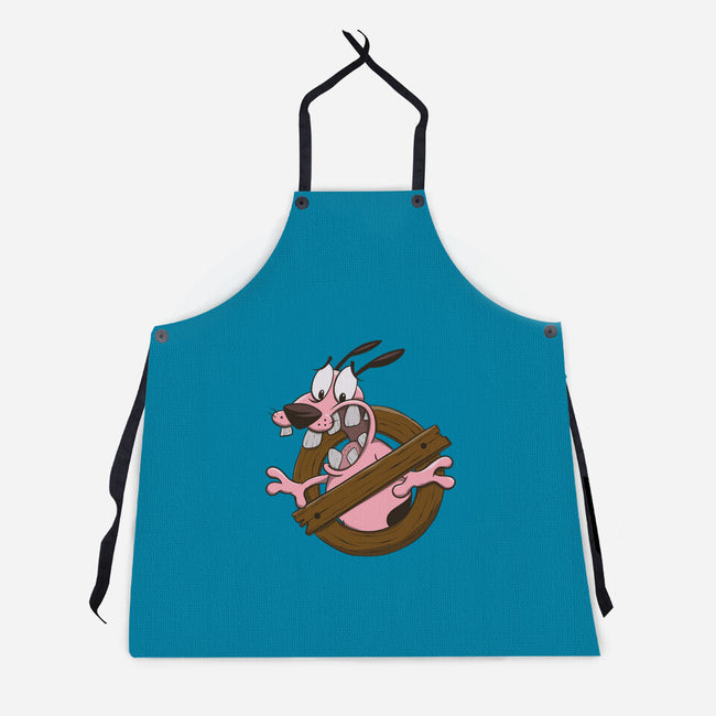 Dogbusters-unisex kitchen apron-Claudia
