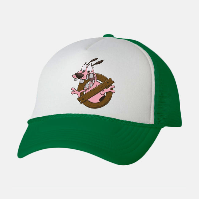 Dogbusters-unisex trucker hat-Claudia