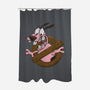 Dogbusters-none polyester shower curtain-Claudia