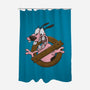 Dogbusters-none polyester shower curtain-Claudia
