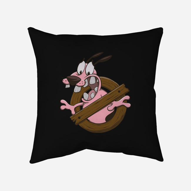 Dogbusters-none removable cover throw pillow-Claudia