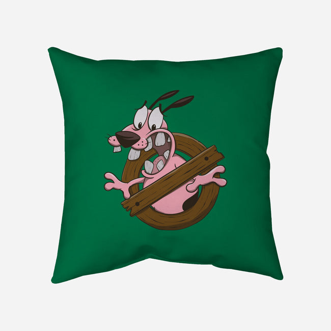 Dogbusters-none removable cover throw pillow-Claudia