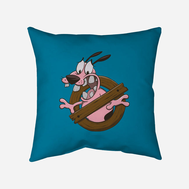 Dogbusters-none removable cover throw pillow-Claudia