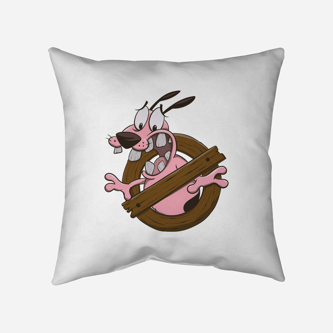 Dogbusters-none removable cover throw pillow-Claudia