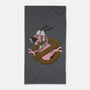 Dogbusters-none beach towel-Claudia