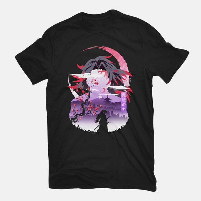 Red Moon Breathing-womens fitted tee-marsdkart