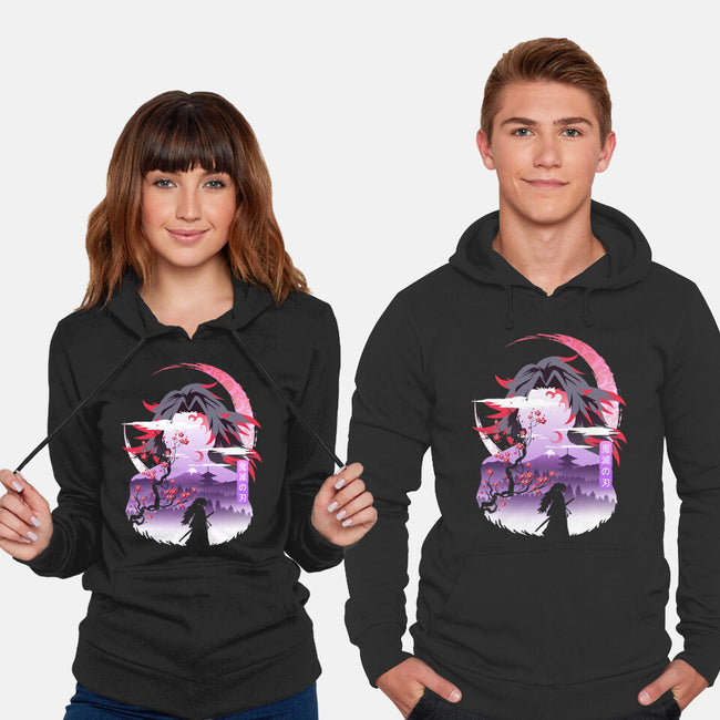 Red Moon Breathing-unisex pullover sweatshirt-marsdkart