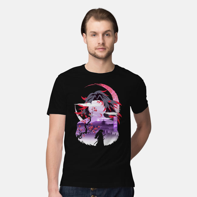 Red Moon Breathing-mens premium tee-marsdkart