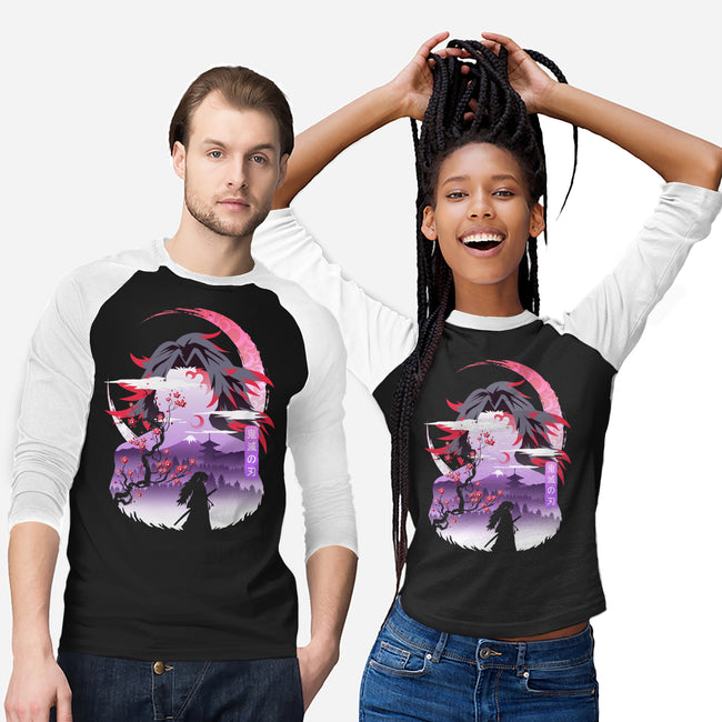Red Moon Breathing-unisex baseball tee-marsdkart