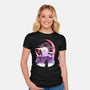 Red Moon Breathing-womens fitted tee-marsdkart