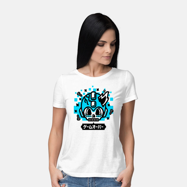 Game Over Rokkuman-womens basic tee-demonigote