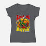 Keep On Rippin-womens v-neck tee-demonigote