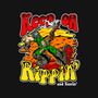 Keep On Rippin-none non-removable cover w insert throw pillow-demonigote