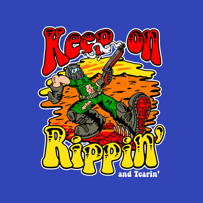 Keep On Rippin-none stretched canvas-demonigote