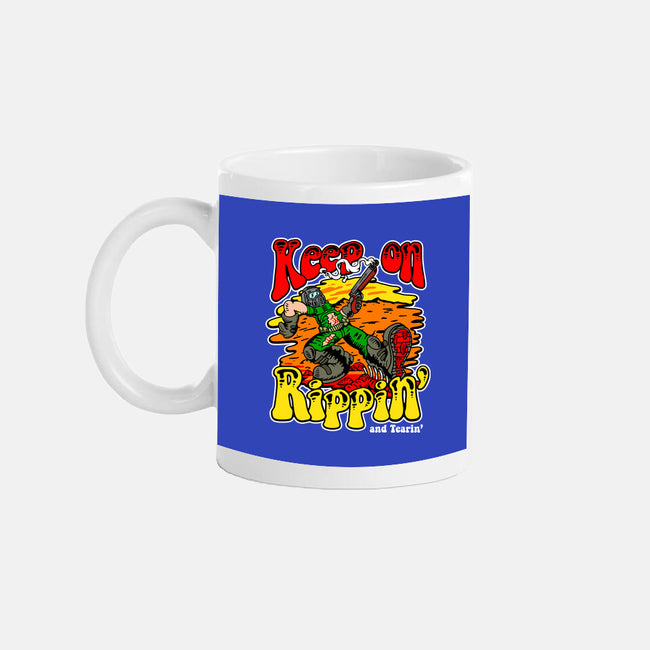 Keep On Rippin-none mug drinkware-demonigote