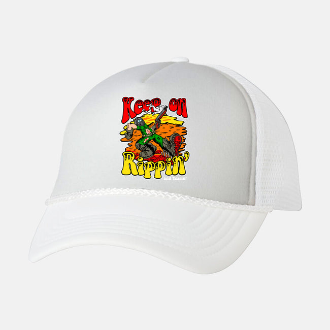 Keep On Rippin-unisex trucker hat-demonigote