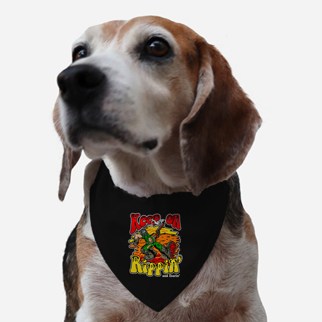 Keep On Rippin-dog adjustable pet collar-demonigote