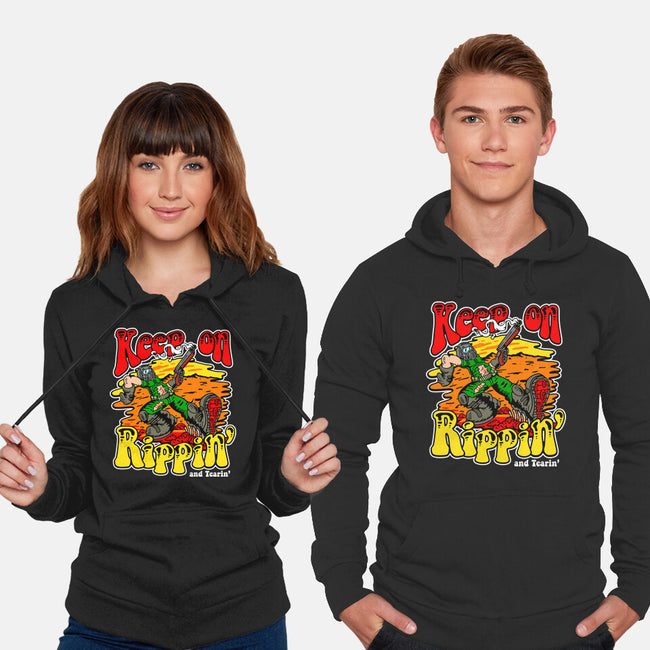 Keep On Rippin-unisex pullover sweatshirt-demonigote