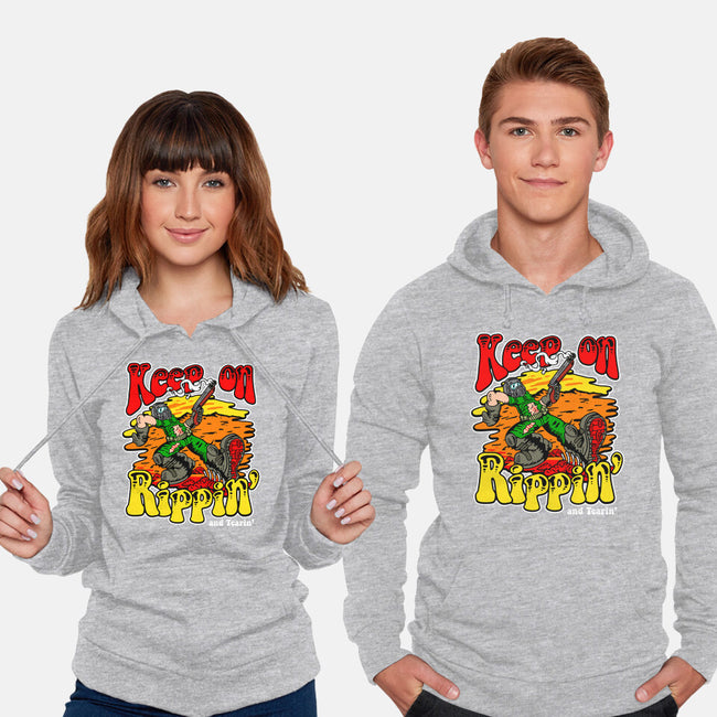 Keep On Rippin-unisex pullover sweatshirt-demonigote