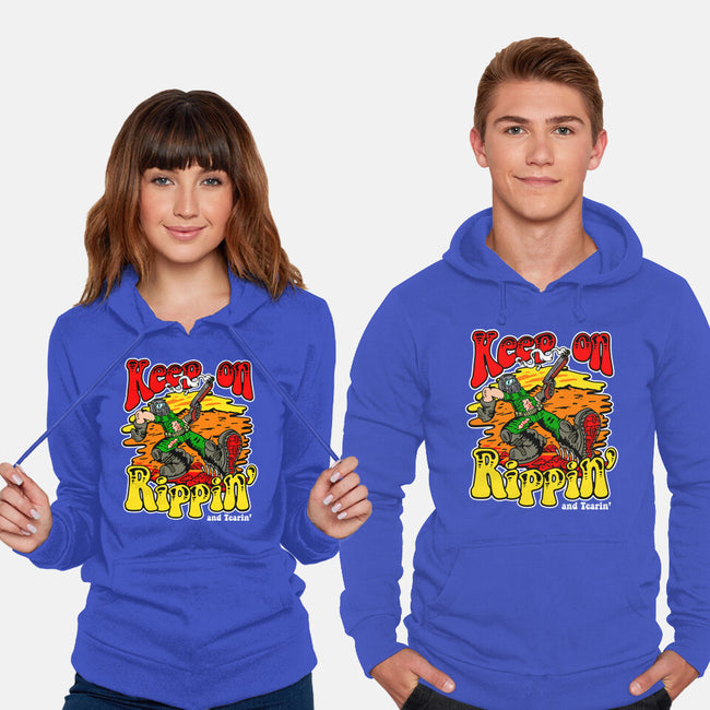 Keep On Rippin-unisex pullover sweatshirt-demonigote