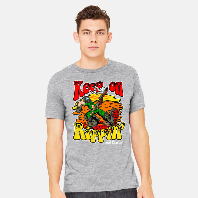 Keep On Rippin-mens heavyweight tee-demonigote