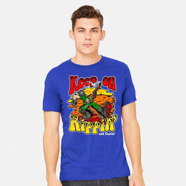 Keep On Rippin-mens heavyweight tee-demonigote