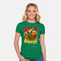 Keep On Rippin-womens fitted tee-demonigote