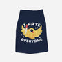 Bird I Hate Everyone-dog basic pet tank-NemiMakeit