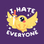 Bird I Hate Everyone-womens racerback tank-NemiMakeit