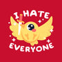 Bird I Hate Everyone-womens off shoulder sweatshirt-NemiMakeit