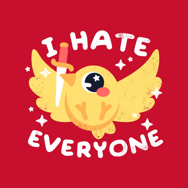 Bird I Hate Everyone-unisex zip-up sweatshirt-NemiMakeit