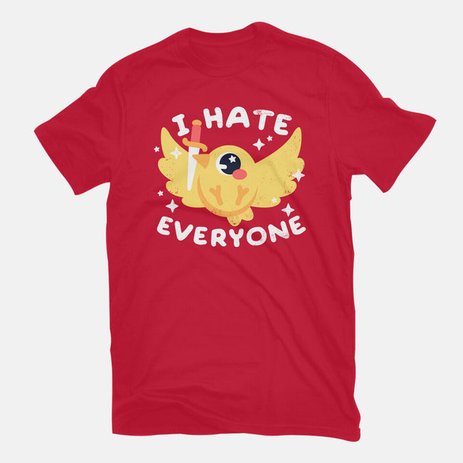 Bird I Hate Everyone-unisex basic tee-NemiMakeit