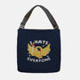 Bird I Hate Everyone-none adjustable tote bag-NemiMakeit