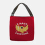 Bird I Hate Everyone-none adjustable tote bag-NemiMakeit