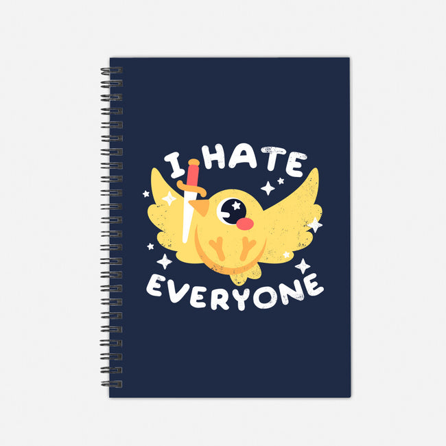 Bird I Hate Everyone-none dot grid notebook-NemiMakeit